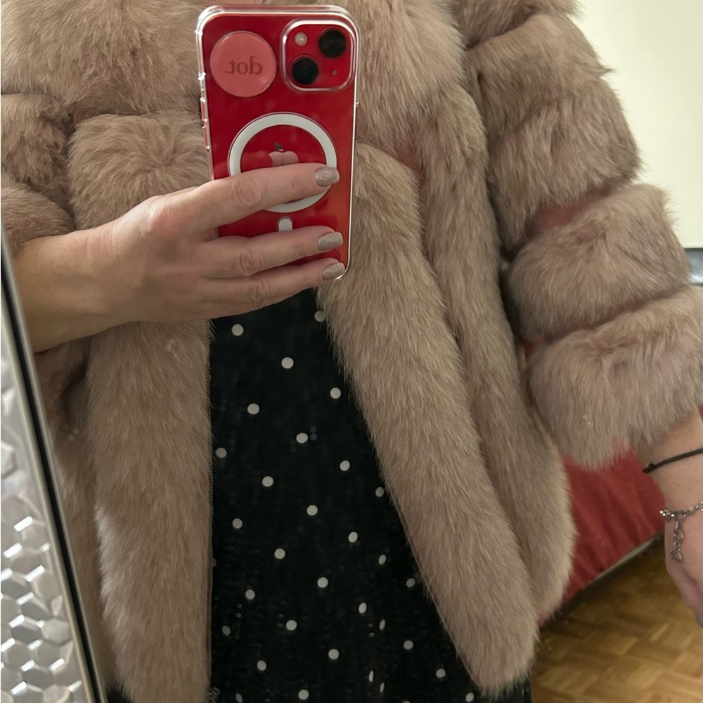 Fox fur jacket